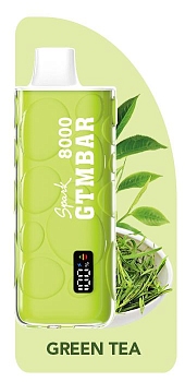 GTM Bar Spark 8000 одноразовый POD "Green tea" 20мг.