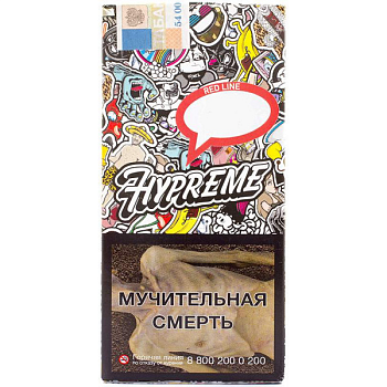 Табак Hypreme Red Line , 40гр "Number one (14cm) / Банан с шоколадом"